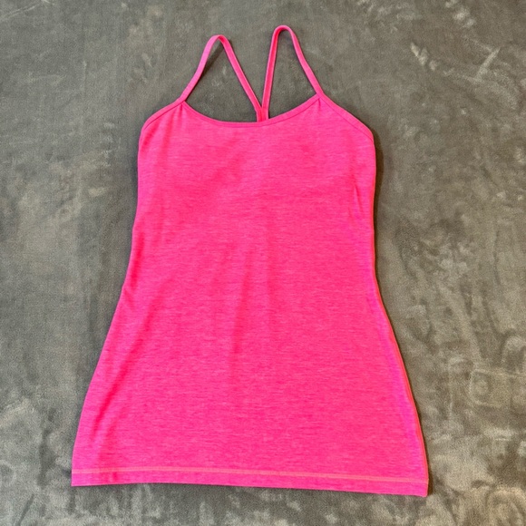 Lululemon Power Y Tank (Luon)
Heathered Neon Pink

#138 - Picture 3 of 7